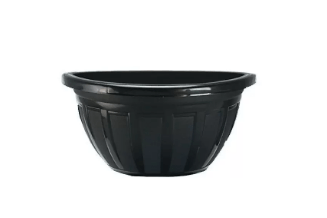 VASO DE PAREDE FLORENCA 3,3 LITROS PRETO